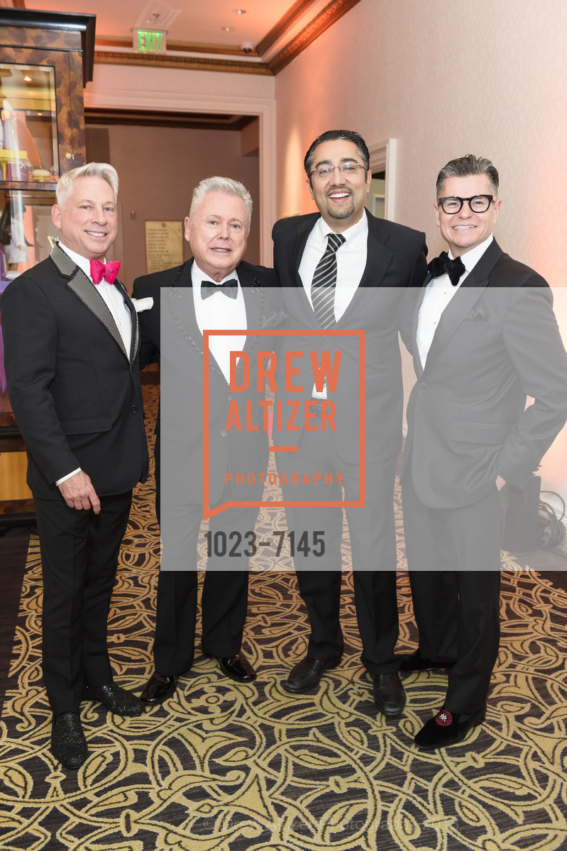 Larry Boyajian Bowles, James Bowles, Arjun Arora, Chris Meza, Saint Francis Foundation Hosts an Intimate evening with Oscar, Fairmont. 450 Mason Street, SF CA 94109, March 4th, 2018, Photo #1023-7145 Larry Boyajian Bowles, James Bowles, Arjun Arora, Chris Meza, Photo #1023-7145