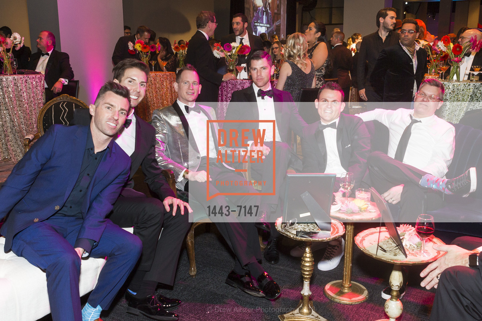 Michael Triolo, David Michaels, Mykl Dunning, Andrew Dunning, Academy of Friends for their 38th Annual Academy Awards Night Charity Gala 2018, City View at Metreon. 135 4th St #4000, San Francisco, CA 94103, March 4th, 2018, Photo #1443-7147 Michael Triolo, David Michaels, Mykl Dunning, Andrew Dunning, Photo #1443-7147