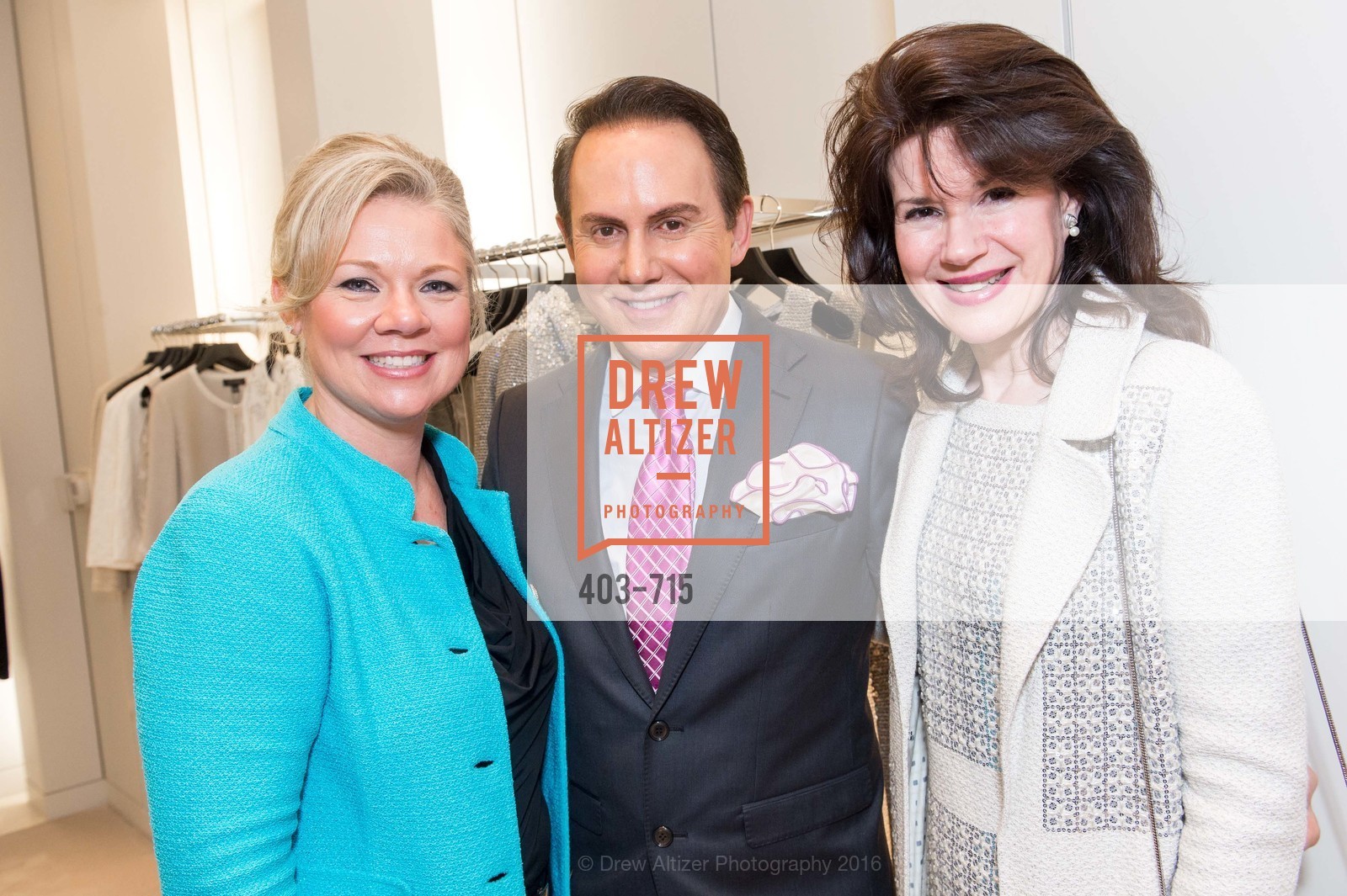 Katie Ray-Jones, Joel Goodrich, Elaine Mellis, The National Domestic Violence Hotline 20th Anniversary Gala Launch Party, St. John Boutique. 767 Market St, January 20th, 2016,Drew Altizer, Drew Altizer Photography, full-service agency, private events, San Francisco photographer, photographer california