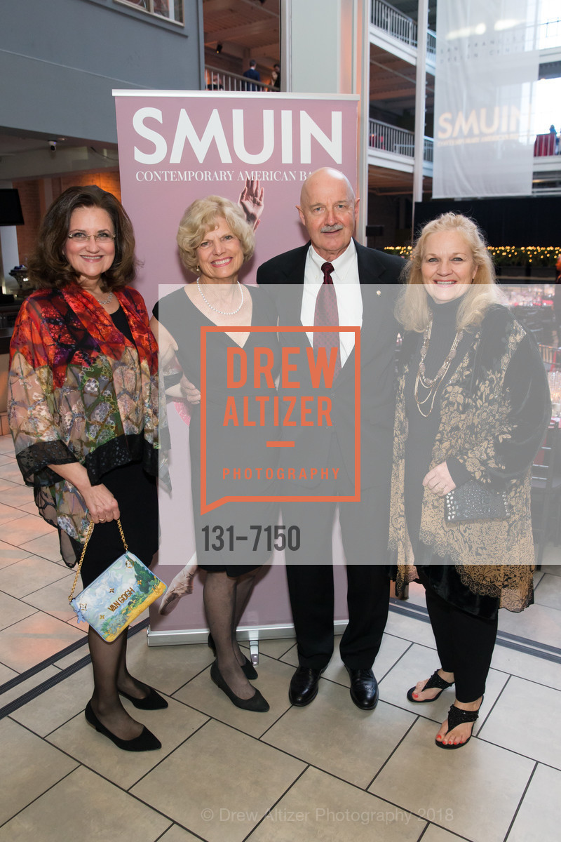 Teresa Ruter, Suzanne Welti, Reni Welti, Julie Selby, Smuin Ballet Annual Gala 2018, The Galleria. 101 Henry Adams Street, March 4th, 2018, Photo #131-7150 Teresa Ruter, Suzanne Welti, Reni Welti, Julie Selby, Photo #131-7150