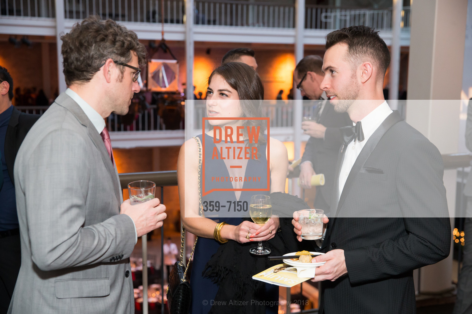 Derek Powell, Lara Chehab, Ben Needham-Wood, Smuin Ballet Annual Gala 2018, The Galleria. 101 Henry Adams Street, March 4th, 2018, Photo #359-7150 Derek Powell, Lara Chehab, Ben Needham-Wood, Photo #359-7150