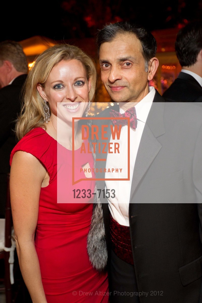 Melissa Roesler, Vivek Ranadive, Salzman Manus Valentine Party 2012, Private Home, February 11th, 2012, Photo #1233-7153 Melissa Roesler, Vivek Ranadive, Photo #1233-7153