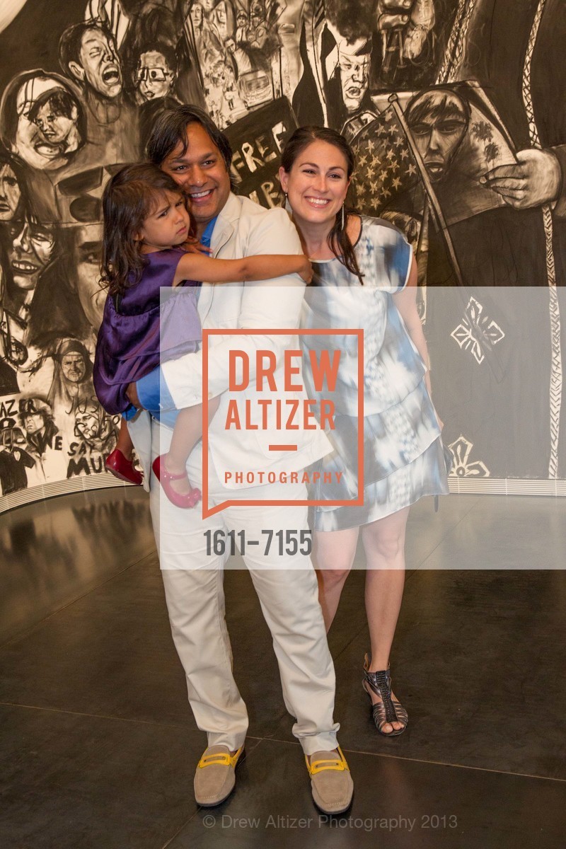 Lila Gupta, Kavi Gupta, Jessica Moss, STONESCAPE Art Party, US, July 20th, 2013, Photo #1611-7155 Lila Gupta, Kavi Gupta, Jessica Moss, Photo #1611-7155