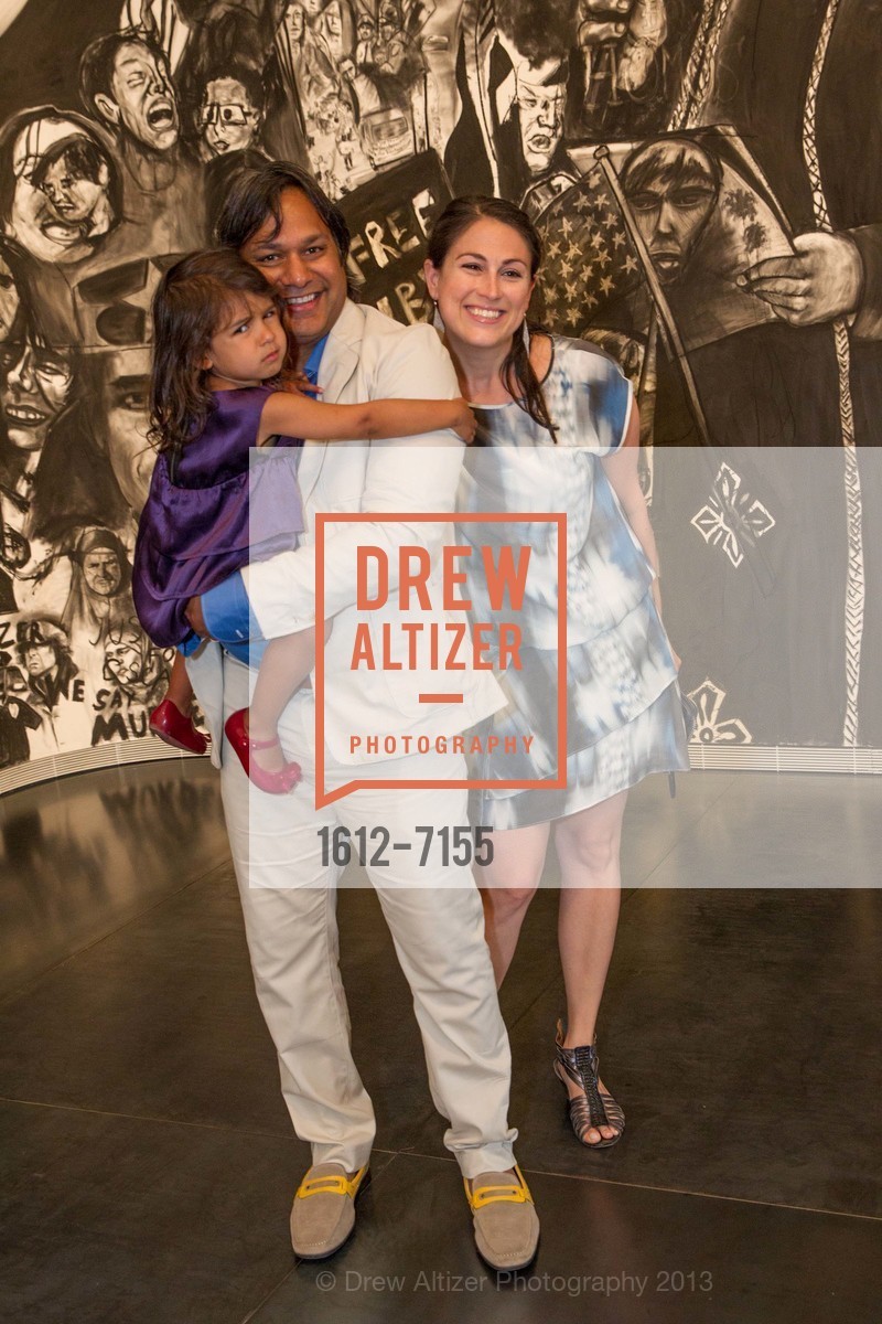 Lila Gupta, Kavi Gupta, Jessica Moss, STONESCAPE Art Party, US, July 20th, 2013, Photo #1612-7155 Lila Gupta, Kavi Gupta, Jessica Moss, Photo #1612-7155