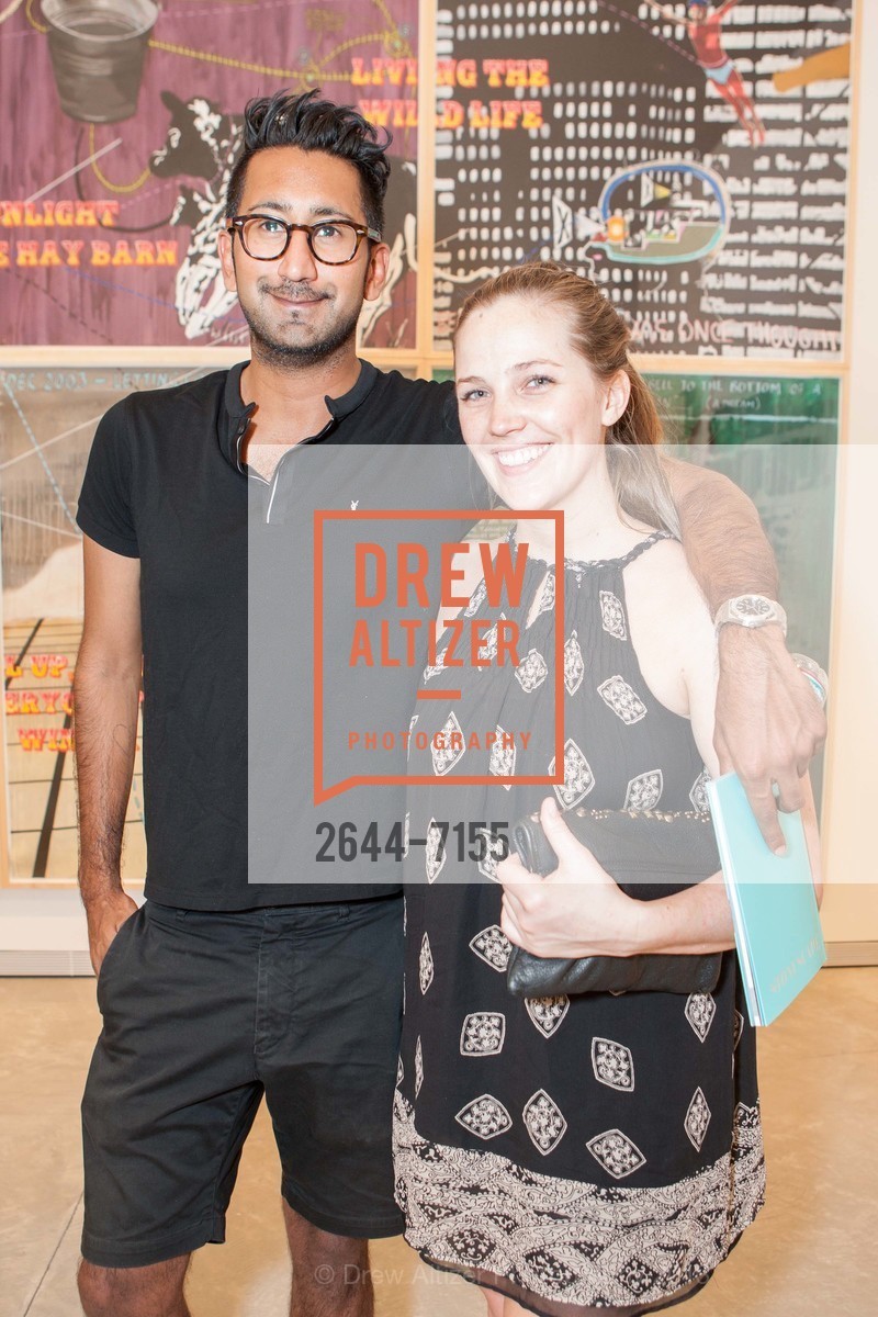 Raj Parmar, Miranda Rapp, STONESCAPE Art Party, US, July 20th, 2013, Photo #2644-7155 Raj Parmar, Miranda Rapp, Photo #2644-7155