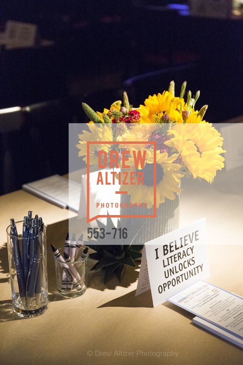 Atmosphere, READING PARTNERS BAY AREA Celebrity Spelling Bee, US, May 9th, 2015,Drew Altizer, Drew Altizer Photography, full-service agency, private events, San Francisco photographer, photographer california