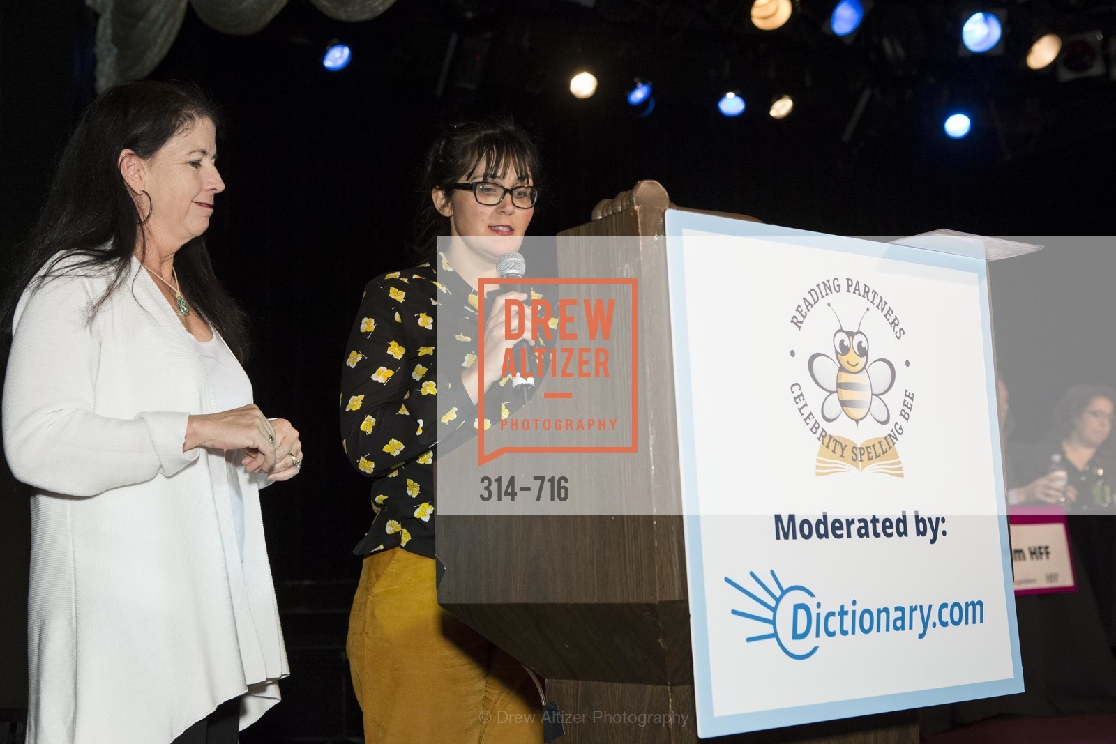 Michele Turner, Rebekah Otto, READING PARTNERS BAY AREA Celebrity Spelling Bee, US, May 9th, 2015,Drew Altizer, Drew Altizer Photography, full-service agency, private events, San Francisco photographer, photographer california