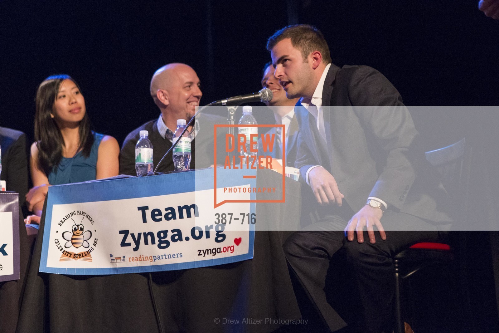 Amy Dinh, Jonathan Knight, Zach Cusimano, READING PARTNERS BAY AREA Celebrity Spelling Bee, US, May 9th, 2015