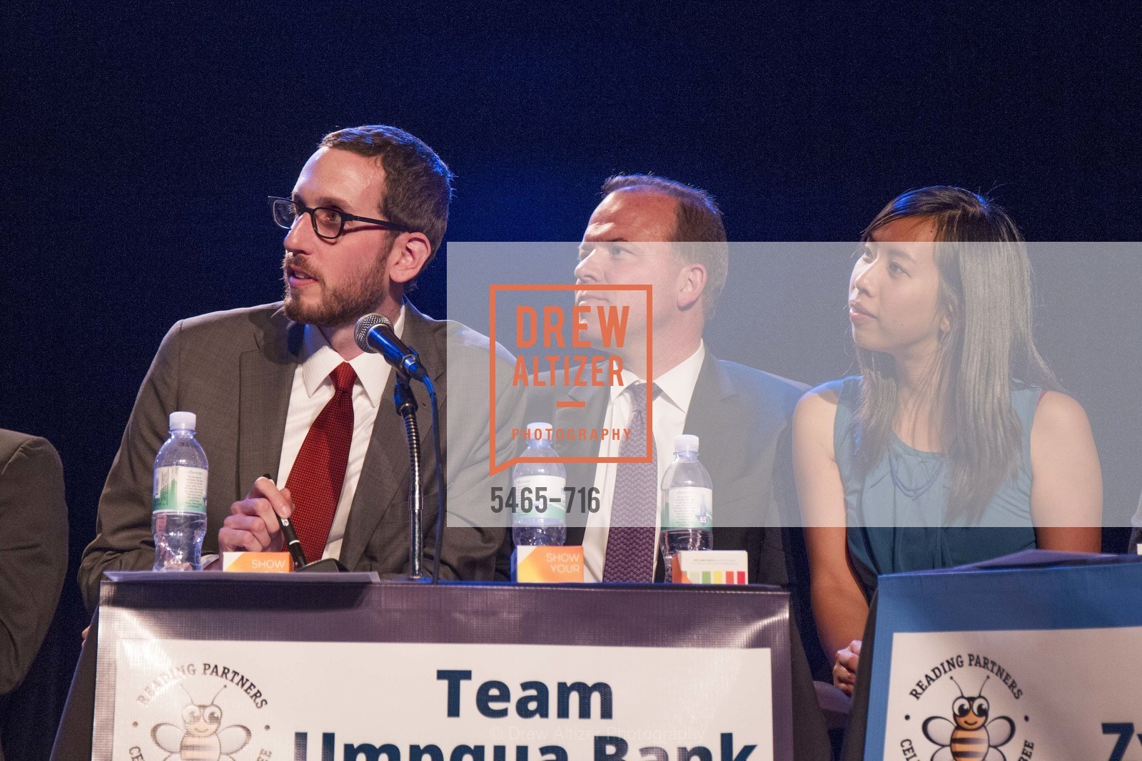 Supervisor Scott Wiener, Greg Seibley, Amy Dinh, READING PARTNERS BAY AREA Celebrity Spelling Bee, US, May 9th, 2015,Drew Altizer, Drew Altizer Photography, full-service agency, private events, San Francisco photographer, photographer california