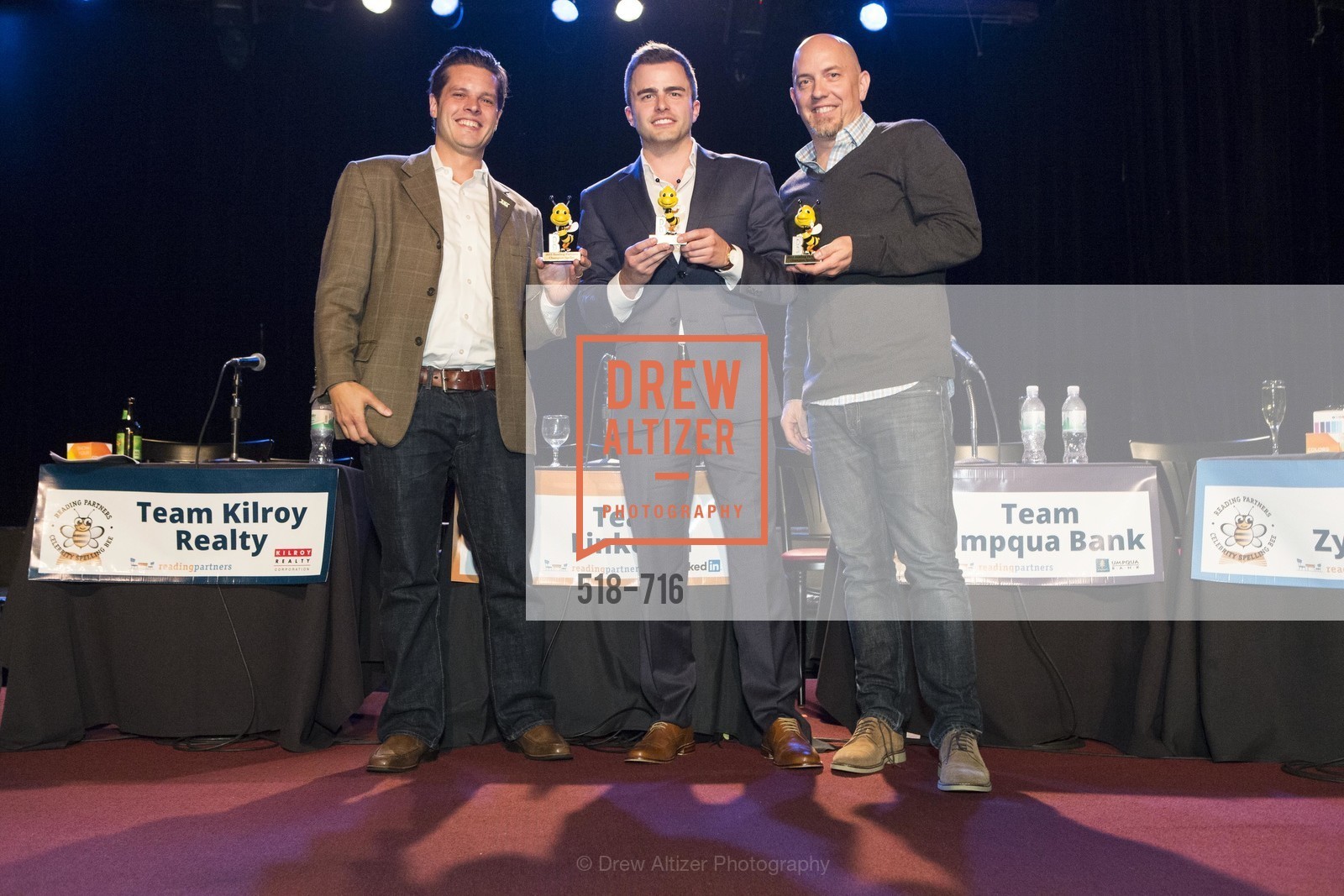 Michael Lombardo, Zach Cusimano, Jonathan Knight, READING PARTNERS BAY AREA Celebrity Spelling Bee, US, May 9th, 2015,Drew Altizer, Drew Altizer Photography, full-service agency, private events, San Francisco photographer, photographer california