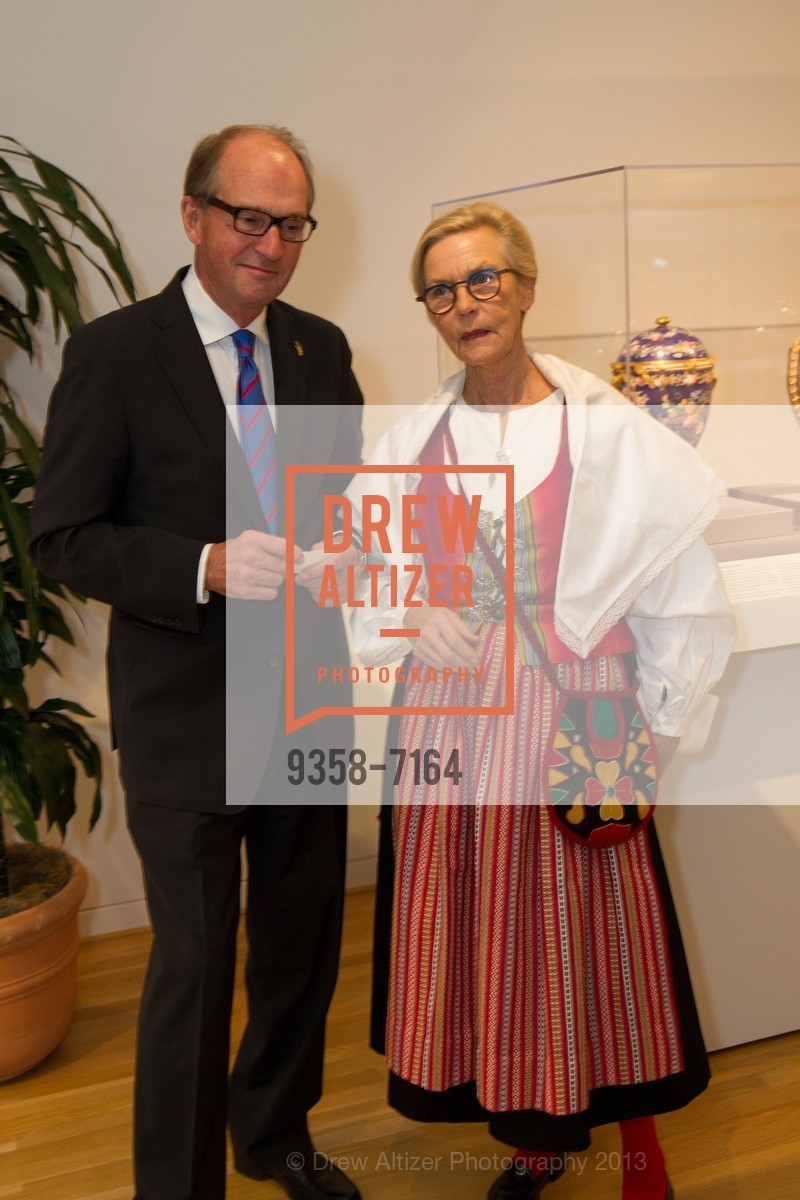 Carl Gustav Petersen, Barbara Osher, Anders Zorn Exhibition Opening at the LEGION OF HONOR MUSEUM, US, November 7th, 2013, Photo #9358-7164 Carl Gustav Petersen, Barbara Osher, Photo #9358-7164
