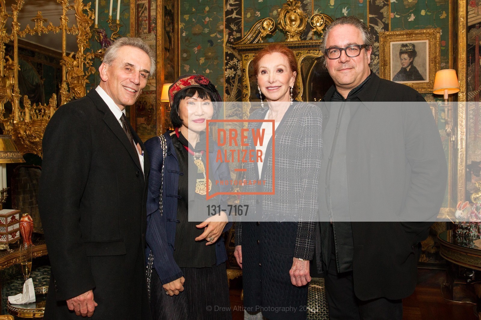 Lou DeMattei, Amy Tan, Ann Getty, Stewart Wallace, Photo #131-7167