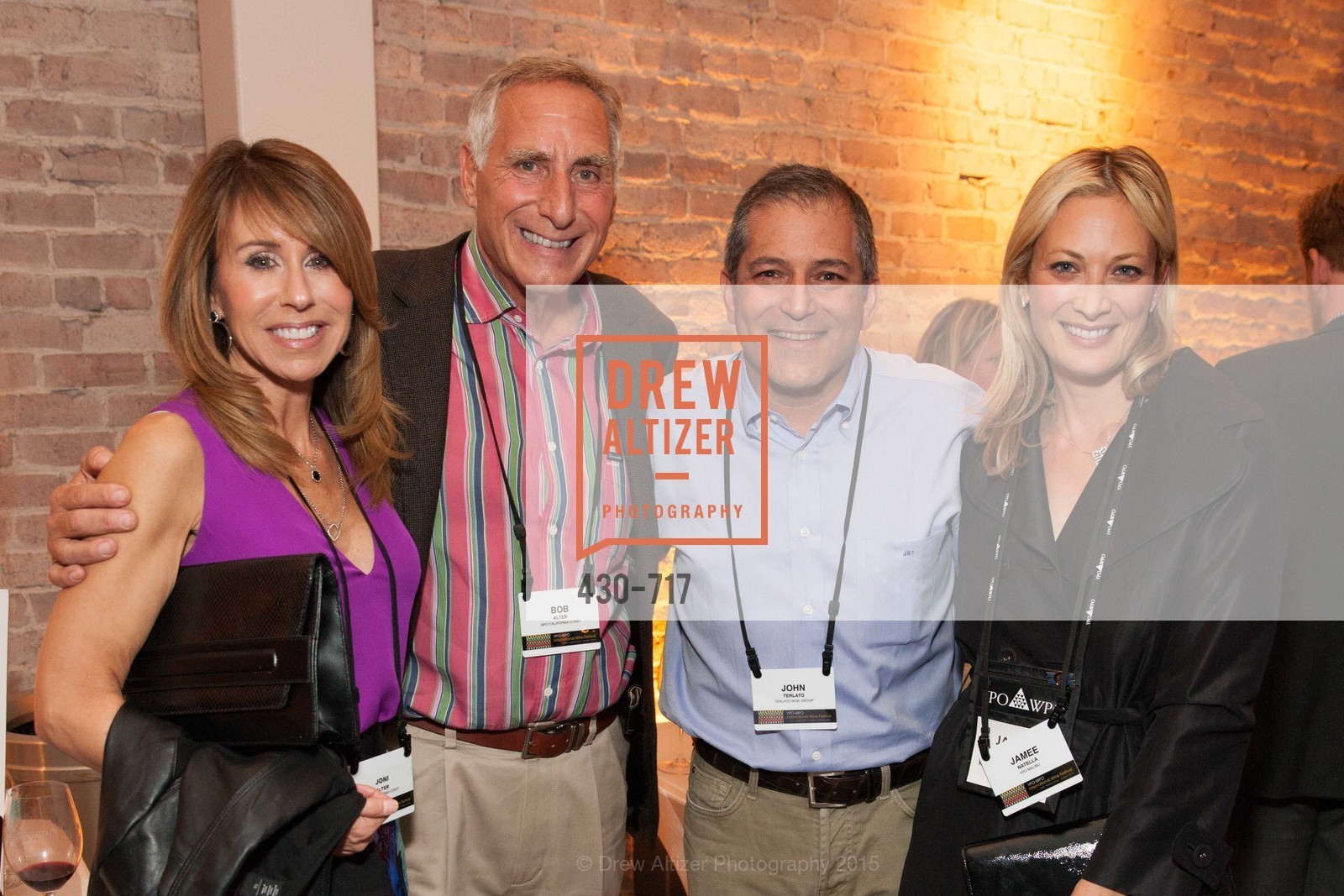 Joni Alter, Bob Alter, John Terlato, Jamee Natella, YPO Wine Festival, US, May 12th, 2015,Drew Altizer, Drew Altizer Photography, full-service agency, private events, San Francisco photographer, photographer california