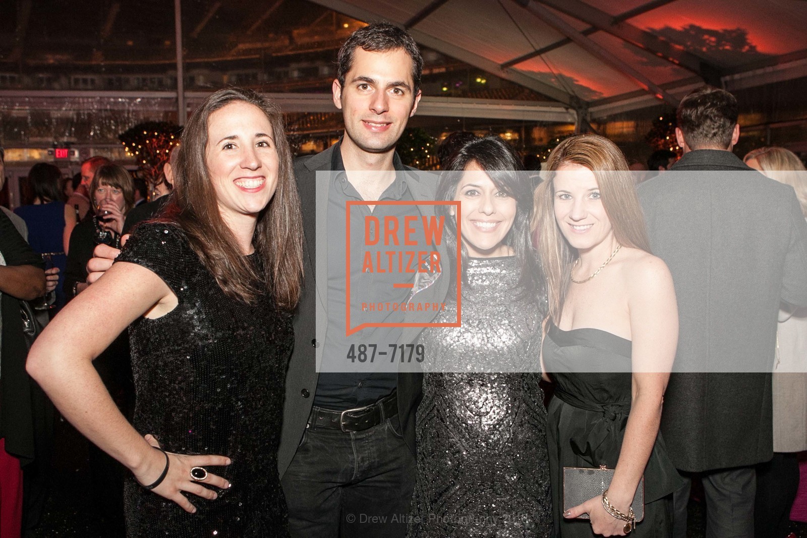 Stephanie Oroz, Gian Franco, Gadicha Gotah, Evelyne Etcharren, 2013 HEARTS AFTER DARK benefitting San Francisco General Hospital Foundation, US, February 14th, 2013, Photo #487-7179 Stephanie Oroz, Gian Franco, Gadicha Gotah, Evelyne Etcharren, Photo #487-7179