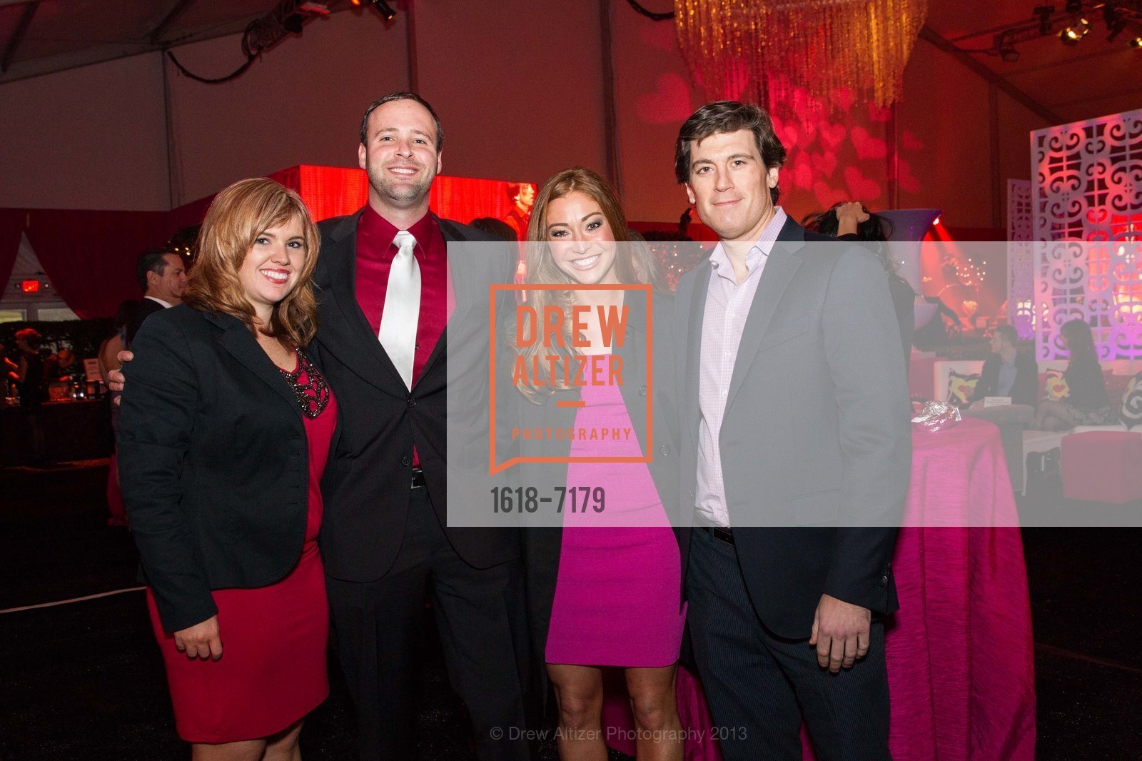 Mekena McGrew, Scott Metcalf, Whitney Hudak, Scott Matagrano, 2013 HEARTS AFTER DARK benefitting San Francisco General Hospital Foundation, US, February 14th, 2013, Photo #1618-7179 Mekena McGrew, Scott Metcalf, Whitney Hudak, Scott Matagrano, Photo #1618-7179