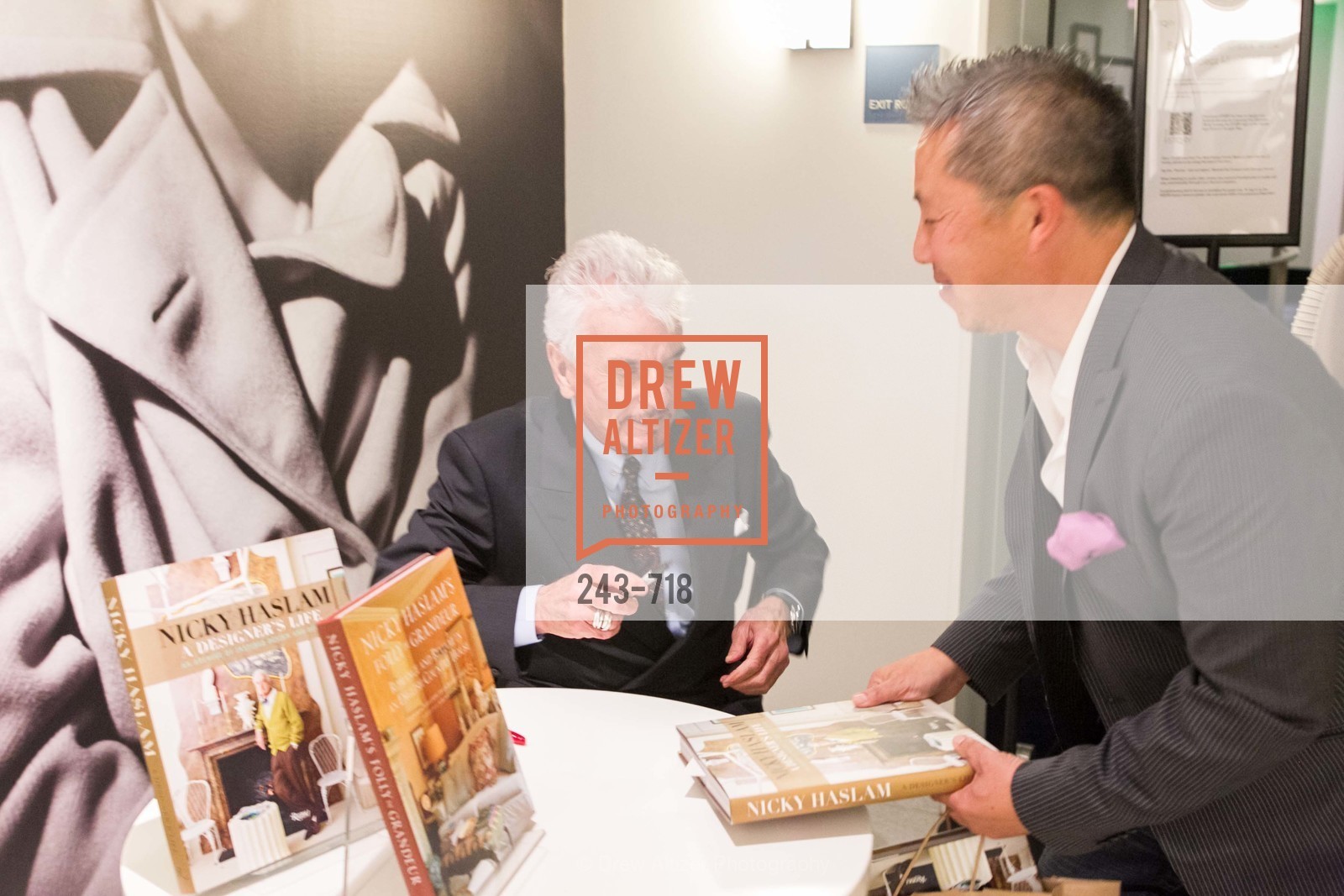Nicky Haslam, Benjamin Dhong, ICAA Hosts NICKY HASLAM'S Lecture and Book Signing, US, May 12th, 2015,Drew Altizer, Drew Altizer Photography, full-service agency, private events, San Francisco photographer, photographer california