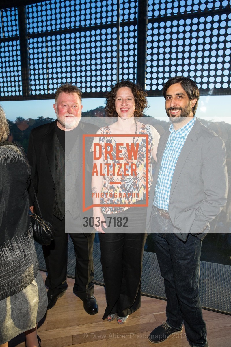 Leland Rice, Rakia Faber, Mark Suazo, DE YOUNG MUSEUM Presents Richard Diebenkorn: The Berkeley Years 1953-1966 Opening Reception, US, June 20th, 2013, Photo #303-7182 Leland Rice, Rakia Faber, Mark Suazo, Photo #303-7182