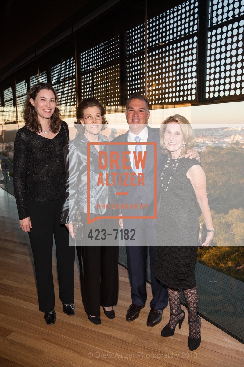 Kathleen Land, Susan Land, Dennis Calas, Lorna Meyer Calas, DE YOUNG MUSEUM Presents Richard Diebenkorn: The Berkeley Years 1953-1966 Opening Reception, US, June 20th, 2013, Photo #423-7182 Kathleen Land, Susan Land, Dennis Calas, Lorna Meyer Calas, Photo #423-7182