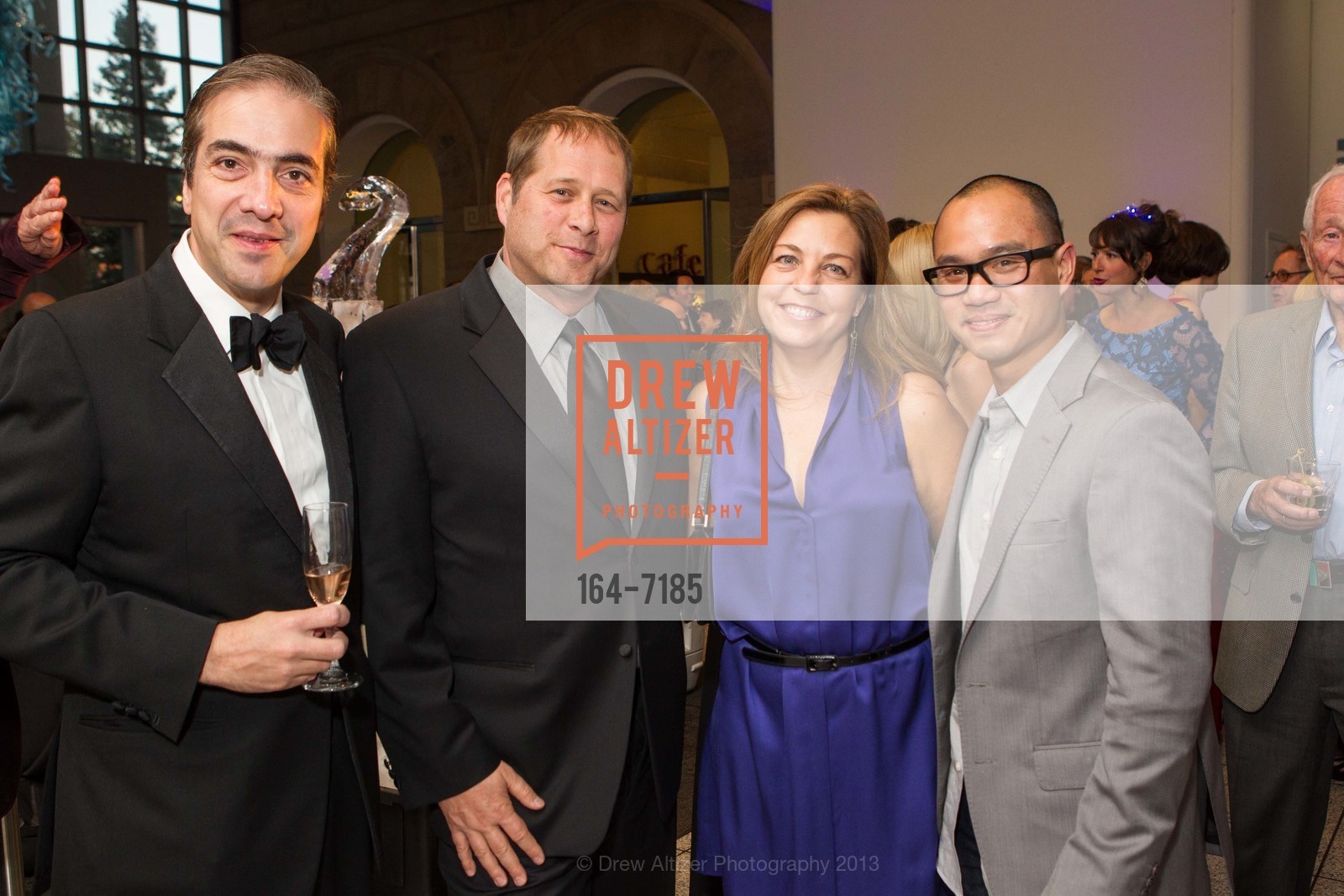 Alberto Torres, David Kinch, Alexis Rossini, James Syhabout, SAN JOSE MUSEUM OF ART'S Full Spectrum Gala 2013, US, October 5th, 2013, Photo #164-7185 Alberto Torres, David Kinch, Alexis Rossini, James Syhabout, Photo #164-7185