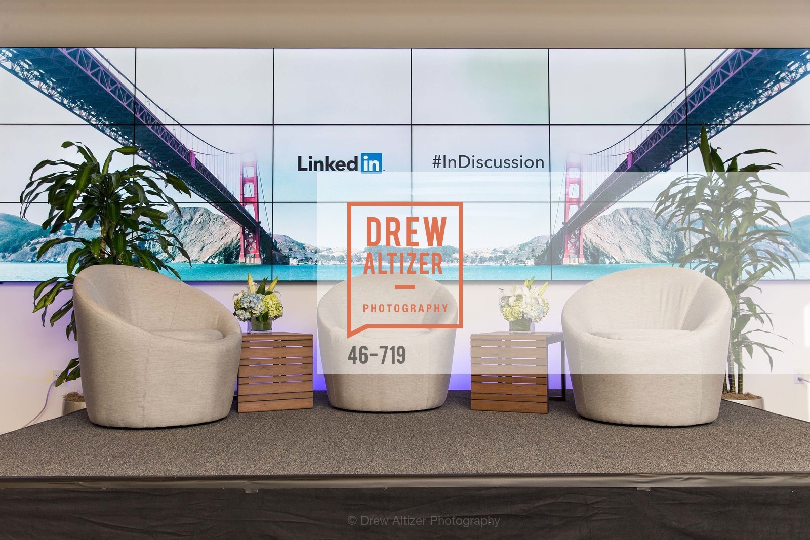 Atmosphere, THE LINKEDIN Discussion Series featuring Jack and Suzy Welch with LinkedIn Executive Editor Dan Roth, US, May 12th, 2015,Drew Altizer, Drew Altizer Photography, full-service agency, private events, San Francisco photographer, photographer california