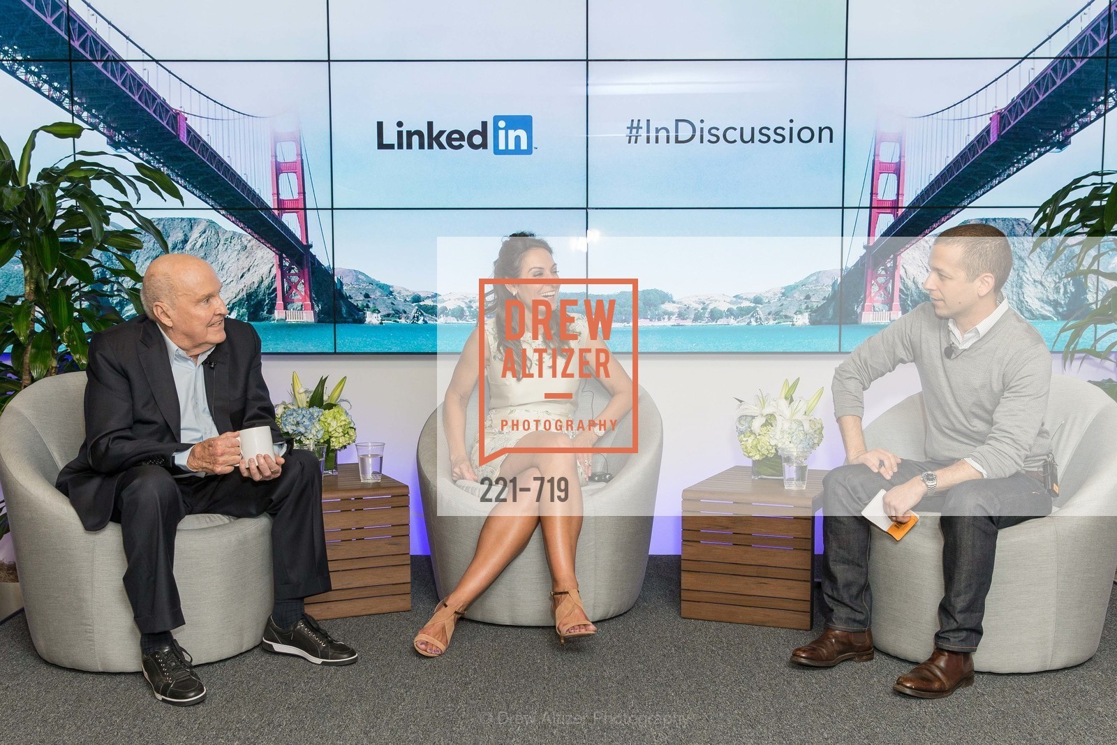 Jack Welch, Suzy Welch, Dan Roth, THE LINKEDIN Discussion Series featuring Jack and Suzy Welch with LinkedIn Executive Editor Dan Roth, US, May 12th, 2015,Drew Altizer, Drew Altizer Photography, full-service agency, private events, San Francisco photographer, photographer california