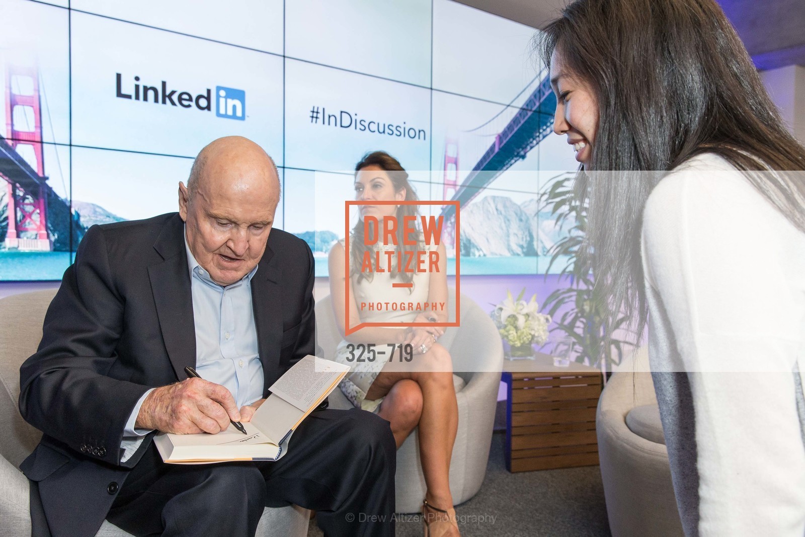 Jack Welch, Suzy Welch, THE LINKEDIN Discussion Series featuring Jack and Suzy Welch with LinkedIn Executive Editor Dan Roth, US, May 12th, 2015,Drew Altizer, Drew Altizer Photography, full-service agency, private events, San Francisco photographer, photographer california