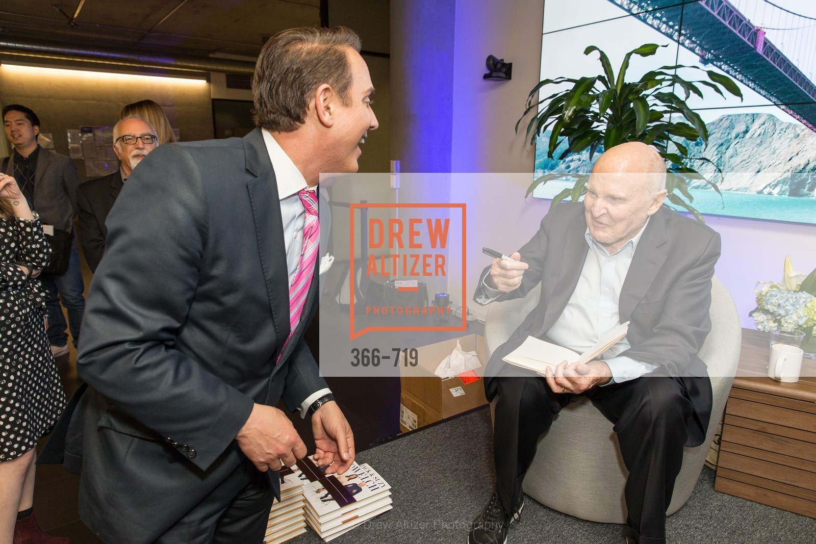 Joel Goodrich, Jack Welch, THE LINKEDIN Discussion Series featuring Jack and Suzy Welch with LinkedIn Executive Editor Dan Roth, US, May 12th, 2015,Drew Altizer, Drew Altizer Photography, full-service agency, private events, San Francisco photographer, photographer california