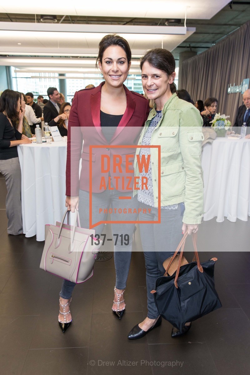 Libby Leffler Hoaglin, Courtney O'Donnell, THE LINKEDIN Discussion Series featuring Jack and Suzy Welch with LinkedIn Executive Editor Dan Roth, US, May 12th, 2015,Drew Altizer, Drew Altizer Photography, full-service agency, private events, San Francisco photographer, photographer california