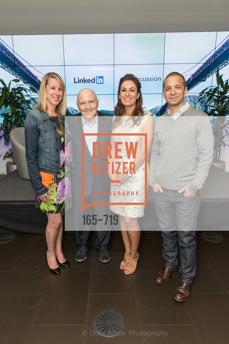 Shannon Stubo, Jack Welch, Suzy Welch, Dan Roth, THE LINKEDIN Discussion Series featuring Jack and Suzy Welch with LinkedIn Executive Editor Dan Roth, US, May 12th, 2015,Drew Altizer, Drew Altizer Photography, full-service agency, private events, San Francisco photographer, photographer california