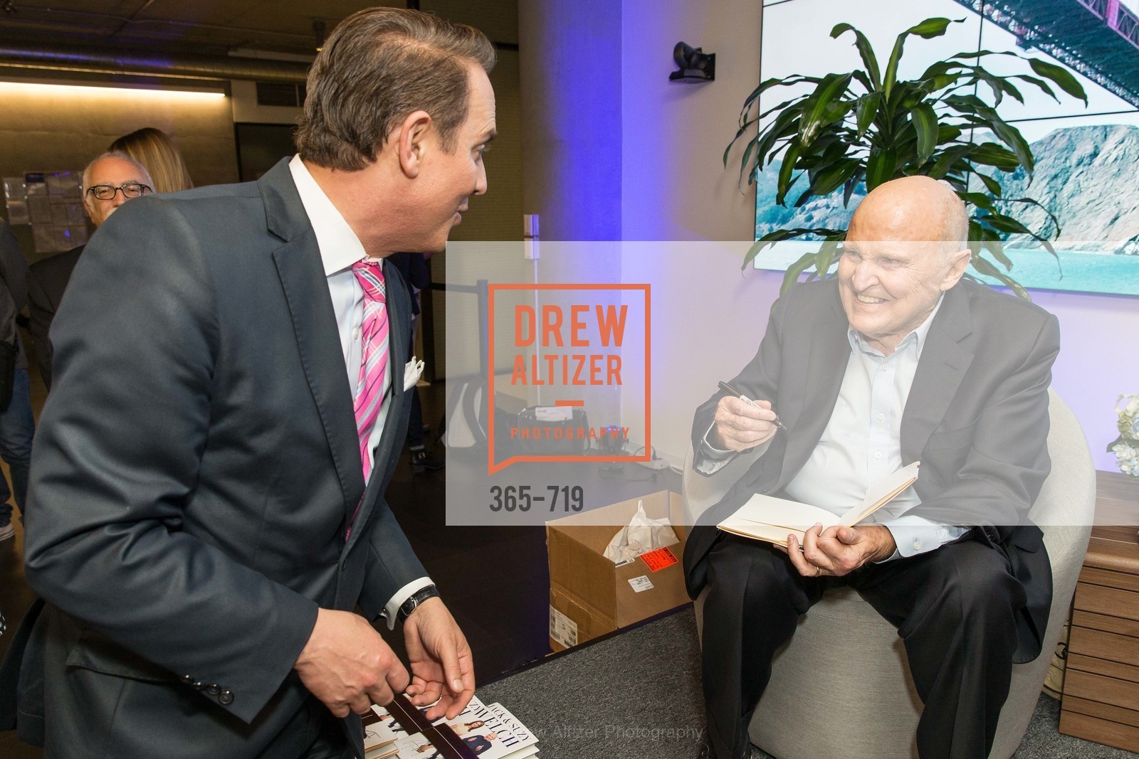 Joel Goodrich, Jack Welch, THE LINKEDIN Discussion Series featuring Jack and Suzy Welch with LinkedIn Executive Editor Dan Roth, US, May 12th, 2015,Drew Altizer, Drew Altizer Photography, full-service agency, private events, San Francisco photographer, photographer california