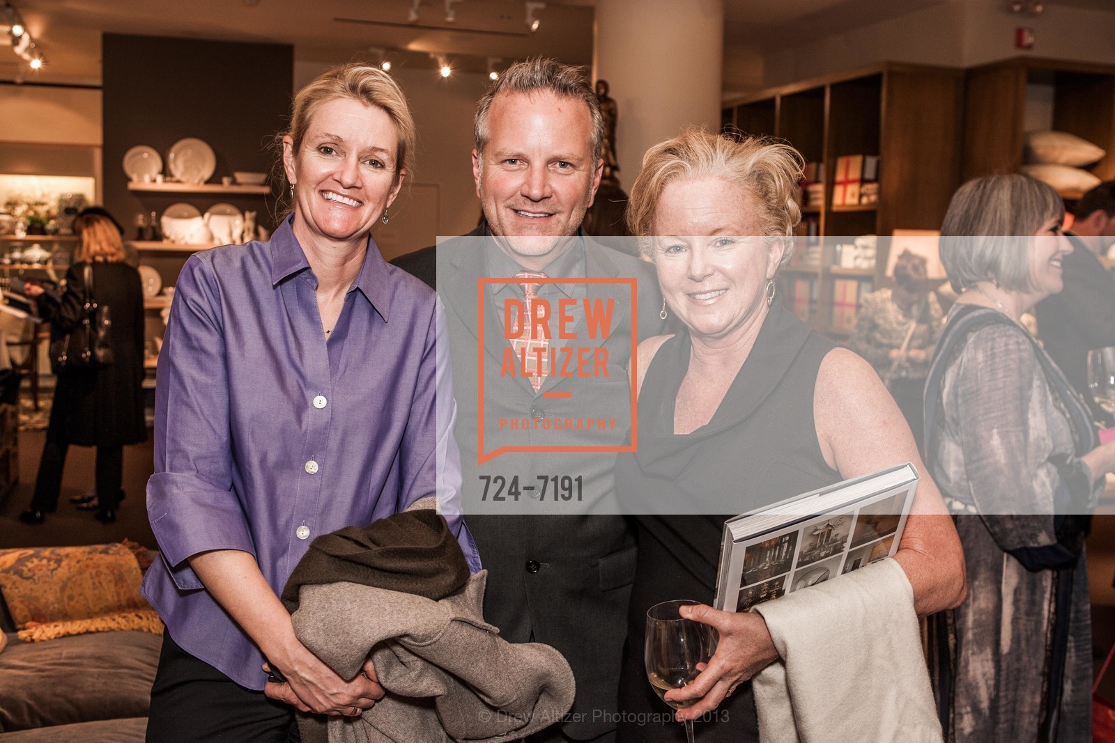 Belinda Head, Dan Worm, Gail Defferari, Artful Decoration Interiors by FISHER WEISMAN Book Release Party, US, March 14th, 2013, Photo #724-7191 Belinda Head, Dan Worm, Gail Defferari, Photo #724-7191