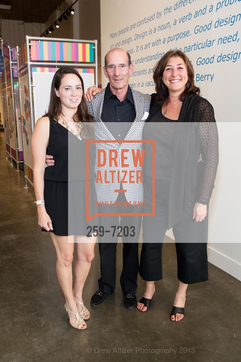 Alicia Grossman, Steve Kaplan, Dianne Dubois, MUSEUM OF CRAFT & DESIGN Herman Miller and Holly Lane Exhibition Reception, US, July 19th, 2013, Photo #259-7203 Alicia Grossman, Steve Kaplan, Dianne Dubois, Photo #259-7203
