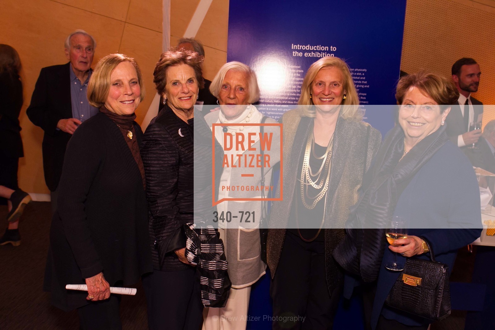 Sarah Lee Newman, Susan Hyatt, Carolyn Waldman, Sally Gradinger, Frances Berger, The 2015 Dorothy Saxe Invitational Celebration at the JEWISH MUSEUM, US, May 13th, 2015, Photo #340-721 Sarah Lee Newman, Susan Hyatt, Carolyn Waldman, Sally Gradinger, Frances Berger, Photo #340-721