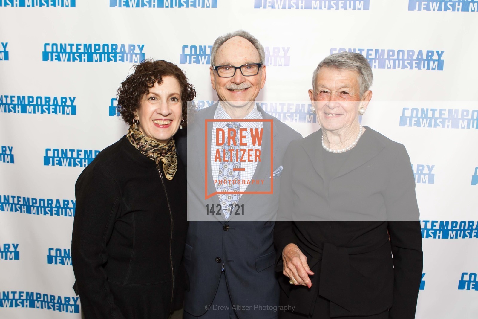 Kendra Kasten, Tom Kasten, Adele Corvin, The 2015 Dorothy Saxe Invitational Celebration at the JEWISH MUSEUM, US, May 13th, 2015, Photo #142-721 Kendra Kasten, Tom Kasten, Adele Corvin, Photo #142-721