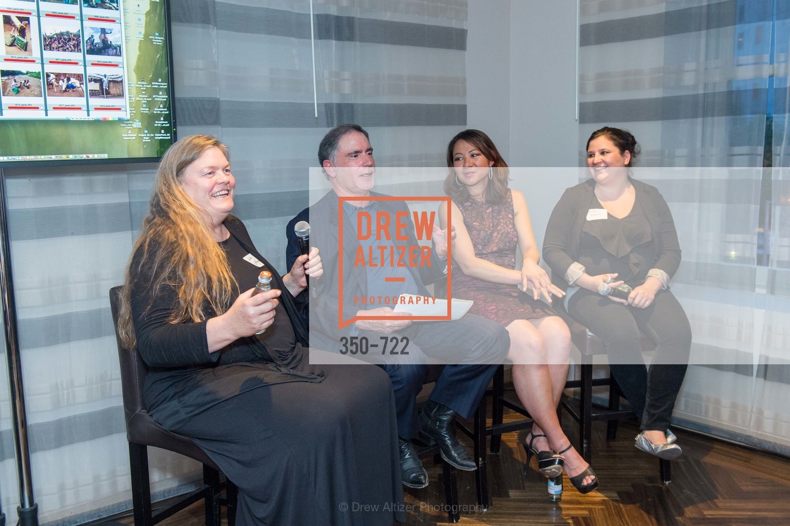 Judy Walgren, Phil Bronstein, Irene Noguchi, Christi Hergranes, INTERNATIONAL WOMEN'S MEDIA FOUNDATION Panel Discussion: Tech, Journalism Security and Trail-blazing Women Reporters Around theWorld, US, May 13th, 2015,Drew Altizer, Drew Altizer Photography, full-service agency, private events, San Francisco photographer, photographer california