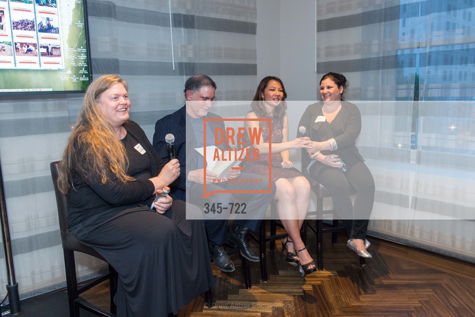 Judy Walgren, Phil Bronstein, Irene Noguchi, Christi Hergranes, INTERNATIONAL WOMEN'S MEDIA FOUNDATION Panel Discussion: Tech, Journalism Security and Trail-blazing Women Reporters Around theWorld, US, May 13th, 2015,Drew Altizer, Drew Altizer Photography, full-service agency, private events, San Francisco photographer, photographer california