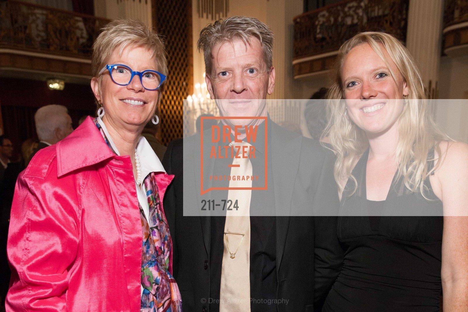 Loren Sanborn, Gene Martin, Dulcy Docken, TNDC’s 34th Annual Birthday Dinner, US, May 13th, 2015, Photo #211-724 Loren Sanborn, Gene Martin, Dulcy Docken, Photo #211-724