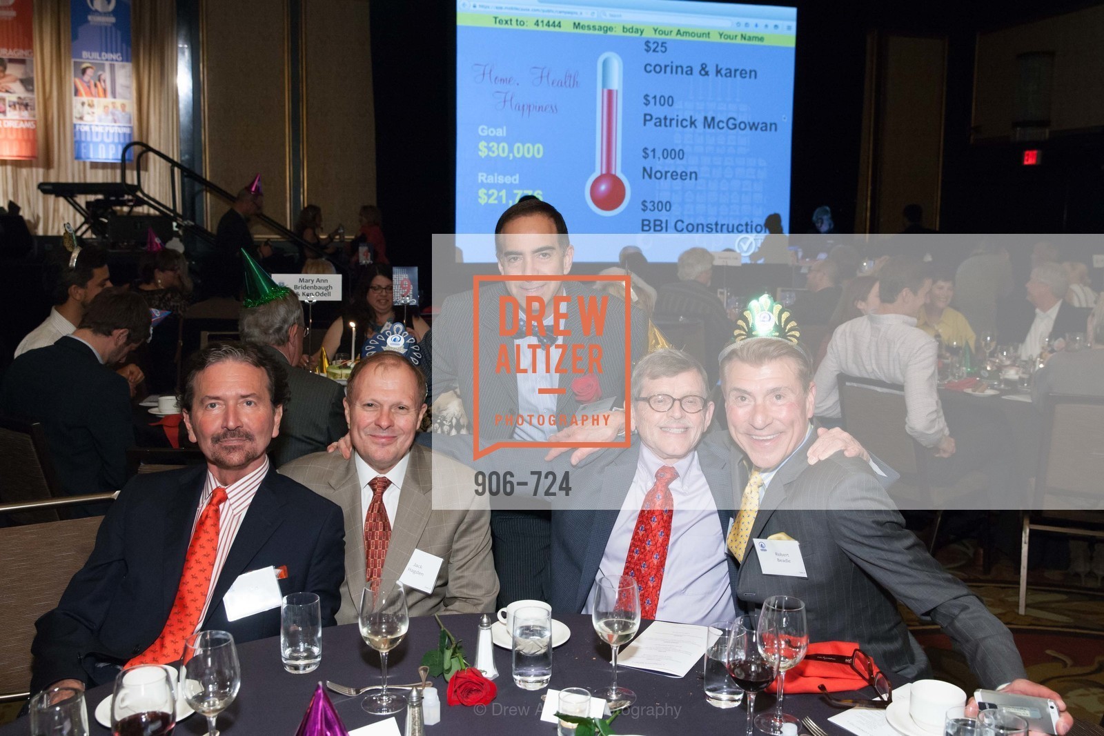 John Burns, Jack Hagden, Elie Abi, Bill Gregory, Robert Beadle, TNDC’s 34th Annual Birthday Dinner, US, May 13th, 2015,Drew Altizer, Drew Altizer Photography, full-service agency, private events, San Francisco photographer, photographer california