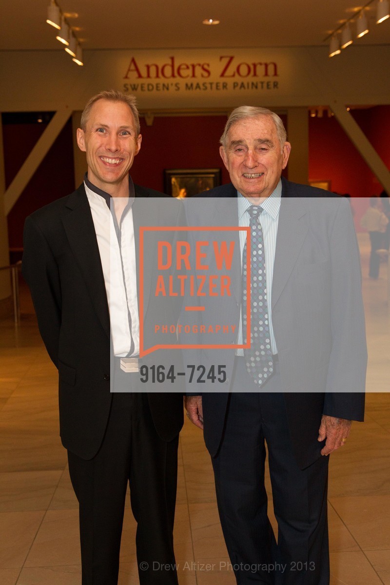 Anders Nancke-Krogh, Bob Sockolov, Anders Zorn Exhibition Opening at the LEGION OF HONOR MUSEUM, US, November 7th, 2013, Photo #9164-7245 Anders Nancke-Krogh, Bob Sockolov, Photo #9164-7245