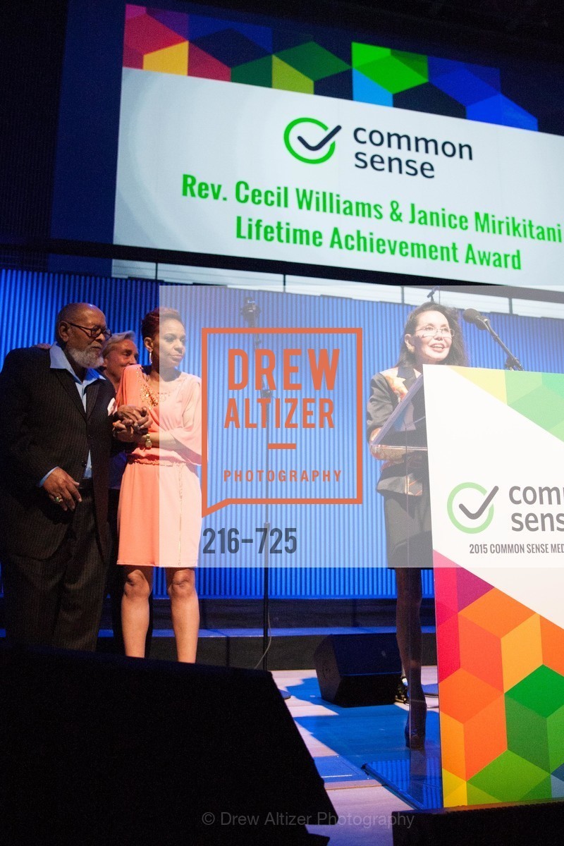 Reverend Cecil Williams, Renel Brooks-Moon, Janice Mirikitani, COMMON SENSE Media Awards 2015, US, May 14th, 2015,Drew Altizer, Drew Altizer Photography, full-service agency, private events, San Francisco photographer, photographer california