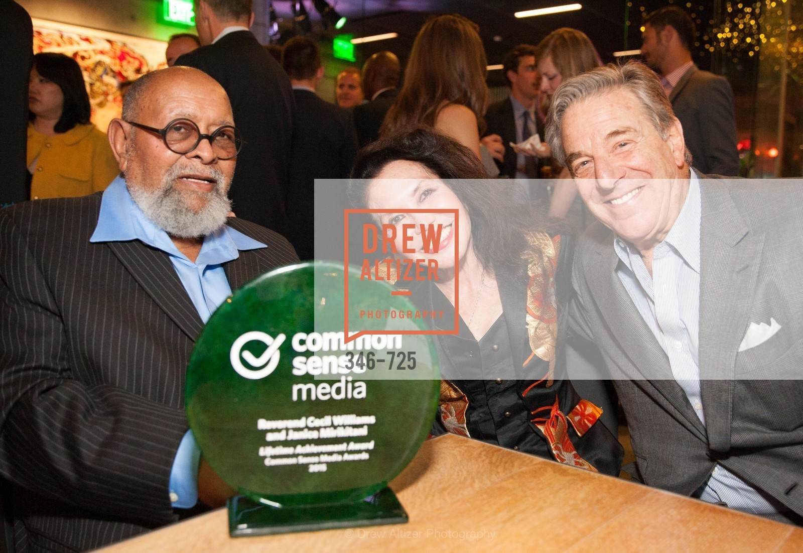 Reverend Cecil Williams, Janice Mirikitani, Paul Pelosi, COMMON SENSE Media Awards 2015, US, May 14th, 2015,Drew Altizer, Drew Altizer Photography, full-service event agency, private events, San Francisco photographer, photographer California