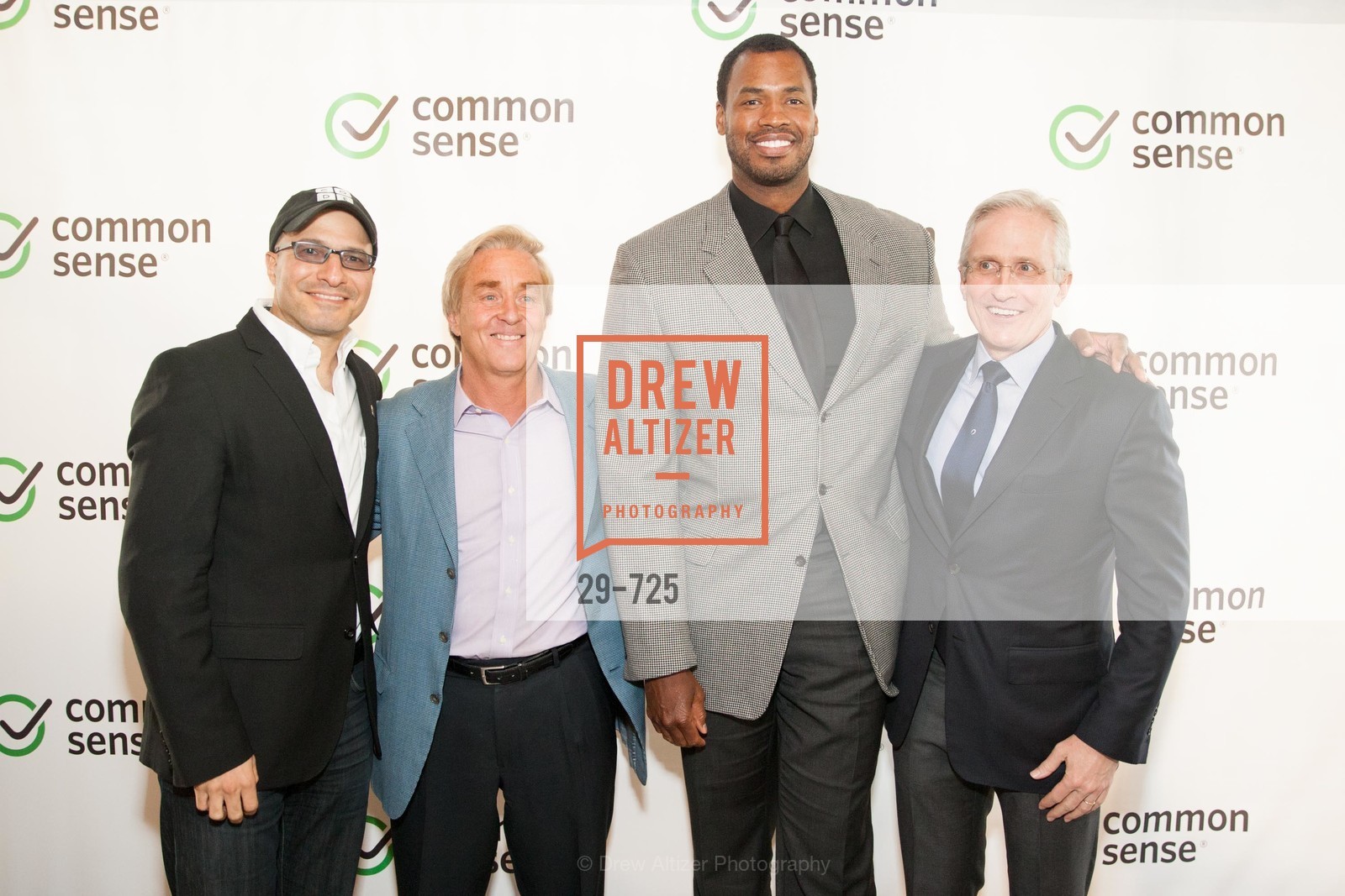 Hadi Partovi, Jim Steyer, Jason Collins, James Coulter, COMMON SENSE Media Awards 2015, US, May 14th, 2015,Drew Altizer, Drew Altizer Photography, full-service agency, private events, San Francisco photographer, photographer california