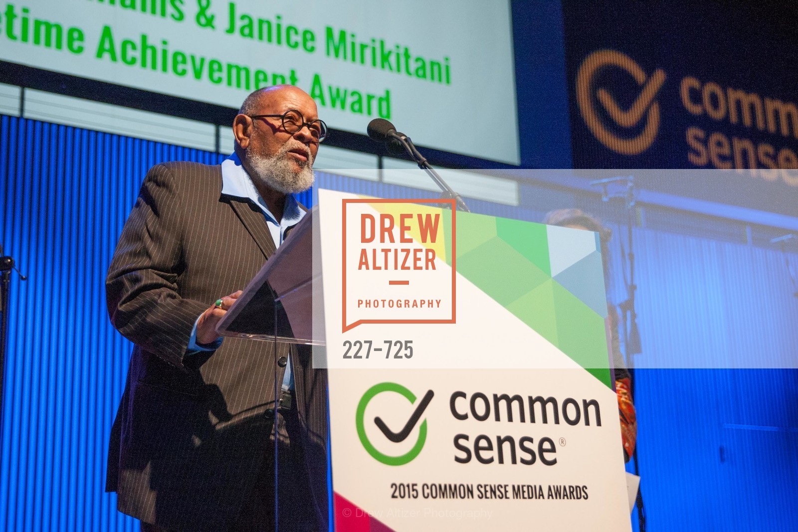 Reverend Cecil Williams, COMMON SENSE Media Awards 2015, US, May 14th, 2015,Drew Altizer, Drew Altizer Photography, full-service agency, private events, San Francisco photographer, photographer california