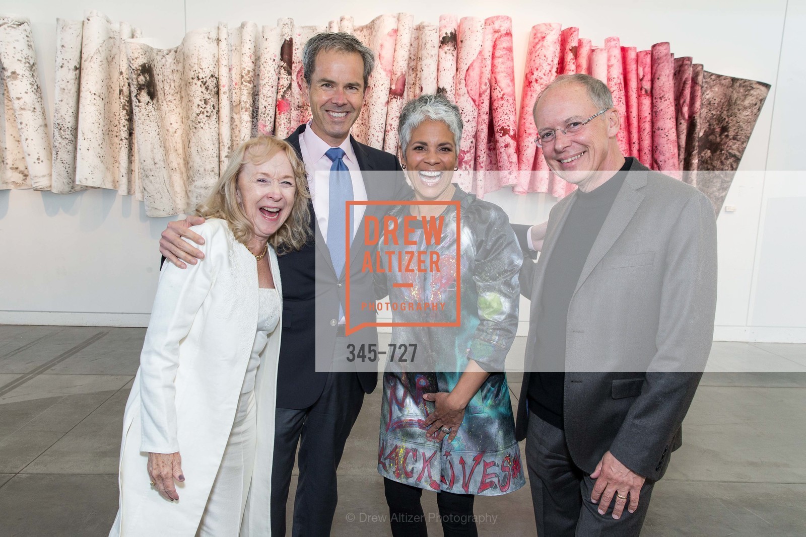 Cynthia Plevin, Jay Kern, Dana King, Charles Desmarais, SAN FRANCISCO ART INSTITUTE Gala Honoring Art Visionary and Advocate ROSELYNE CHROMAN SWIG, US, May 14th, 2015, Photo #345-727 Cynthia Plevin, Jay Kern, Dana King, Charles Desmarais, Photo #345-727