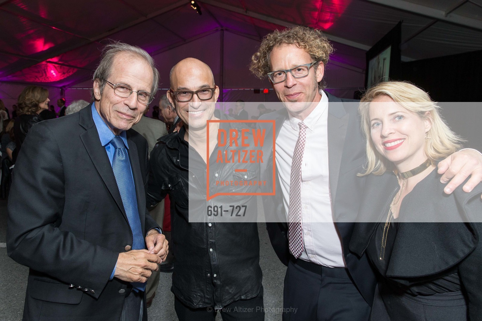 Michael Krasny, Eric McDougall, Ken Goldberg, Tiffany Shlain, SAN FRANCISCO ART INSTITUTE Gala Honoring Art Visionary and Advocate ROSELYNE CHROMAN SWIG, US, May 14th, 2015,Drew Altizer, Drew Altizer Photography, full-service agency, private events, San Francisco photographer, photographer california