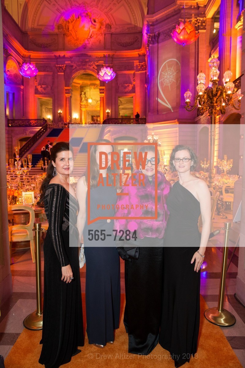 Jennifer Mewha, Pamela Sullivan, Joy Venturini Bianchi, Elizabeth Lani, SF BALLET AUXILIARY Arrivals, Cocktails and Dinner, and Intermission, US, January 24th, 2013, Photo #565-7284 Jennifer Mewha, Pamela Sullivan, Joy Venturini Bianchi, Elizabeth Lani, Photo #565-7284