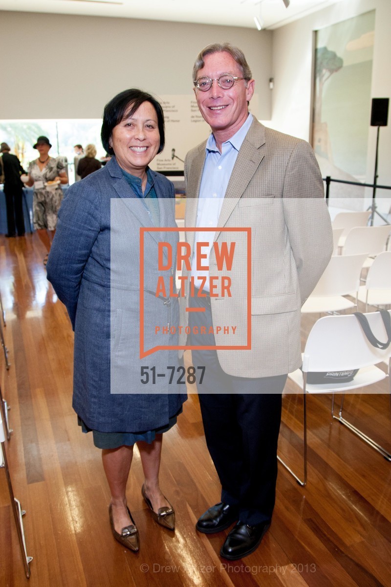 Lourdes Livingston, Ken Garcia, FINE ARTS MUSEUM OF SAN FRANCISCO Diebenkorn Exhibition Press Preview, US, June 21st, 2013, Photo #51-7287 Lourdes Livingston, Ken Garcia, Photo #51-7287