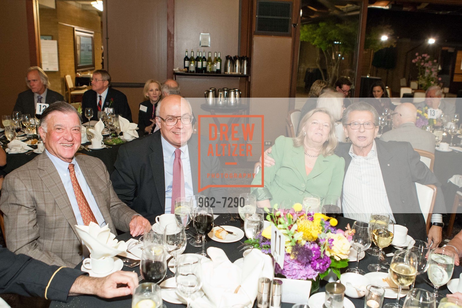 Rick Kniss, Joe Simitian, Mary Simitian, George Marcus, LEE AND PENNY ANDERSON Defenders Lodge Grand Opening Dinner, US, October 8th, 2013, Photo #962-7290 Rick Kniss, Joe Simitian, Mary Simitian, George Marcus, Photo #962-7290
