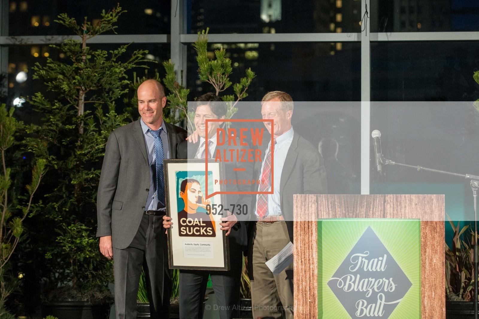 Michael Brune, State Senator Kevin DeLeon, Tom Steyer, 2015 SIERRA CLUB Trail Blazers Ball, US, May 16th, 2015,Drew Altizer, Drew Altizer Photography, full-service agency, private events, San Francisco photographer, photographer california