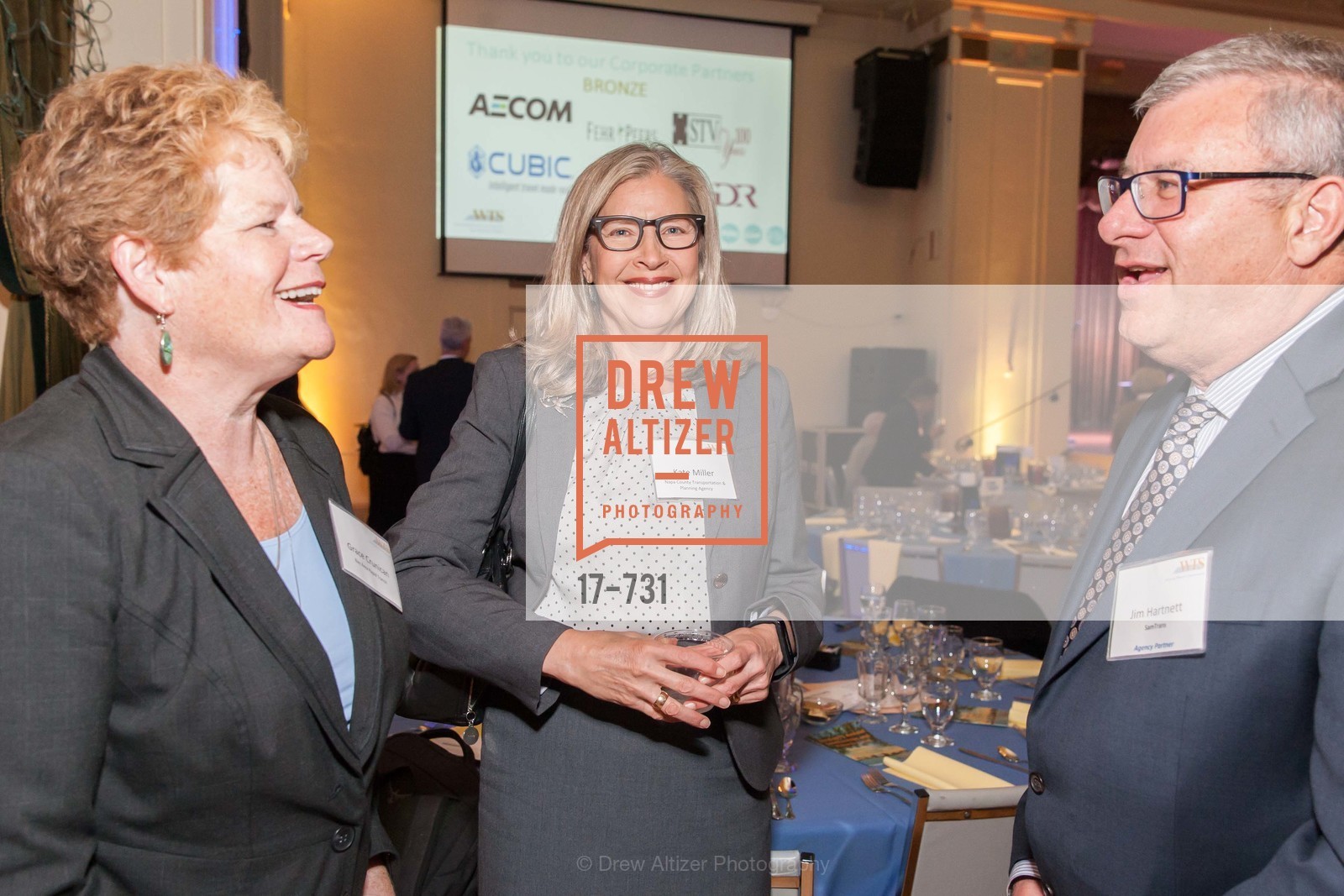 Grace Crunican, Kate Miller, Jim Hartnett, WOMEN'S TRANSPORTATION SEMINAR SF Bay Area Chapter Annual Scholarship Awards, US, May 15th, 2015,Drew Altizer, Drew Altizer Photography, full-service agency, private events, San Francisco photographer, photographer california